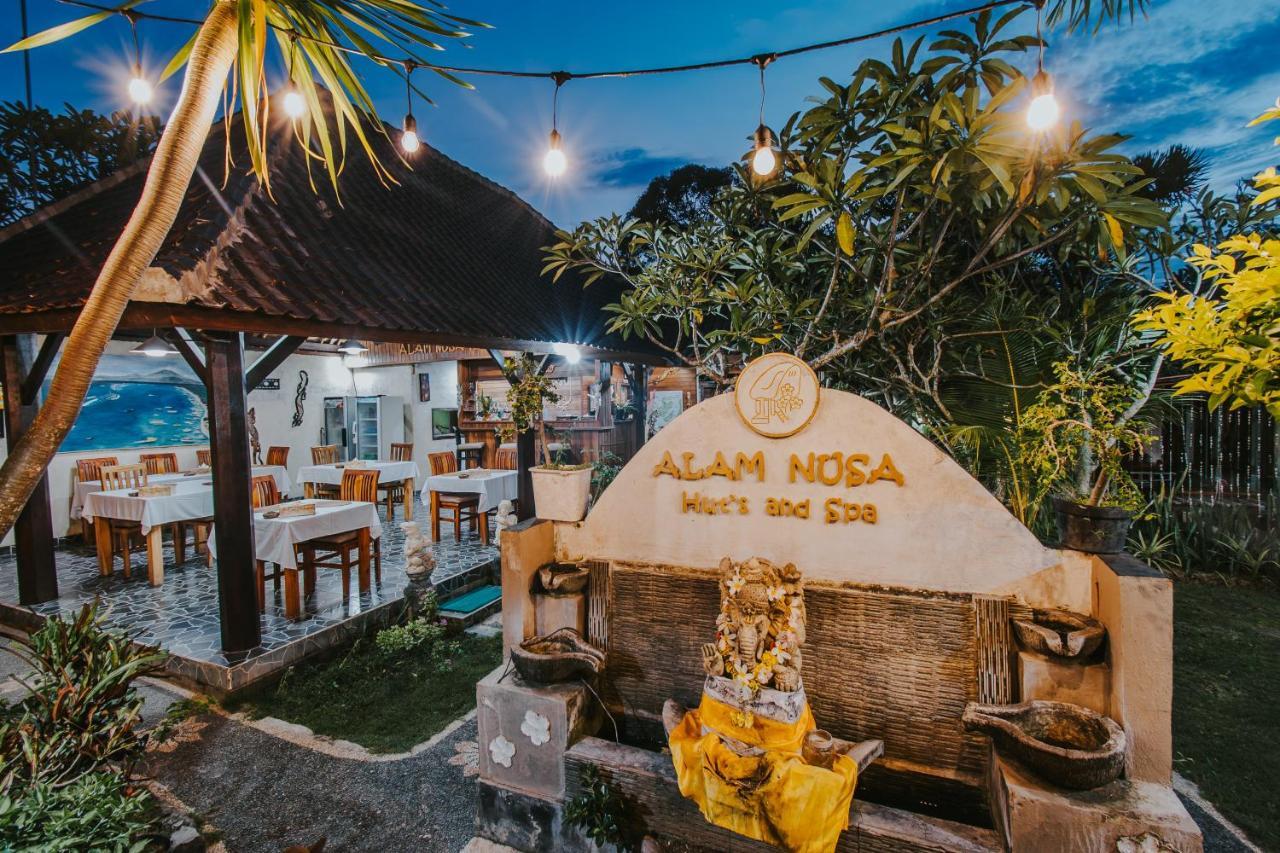 Alam Nusa Bungalow Huts & Spa Nusa Lembongan Kültér fotó