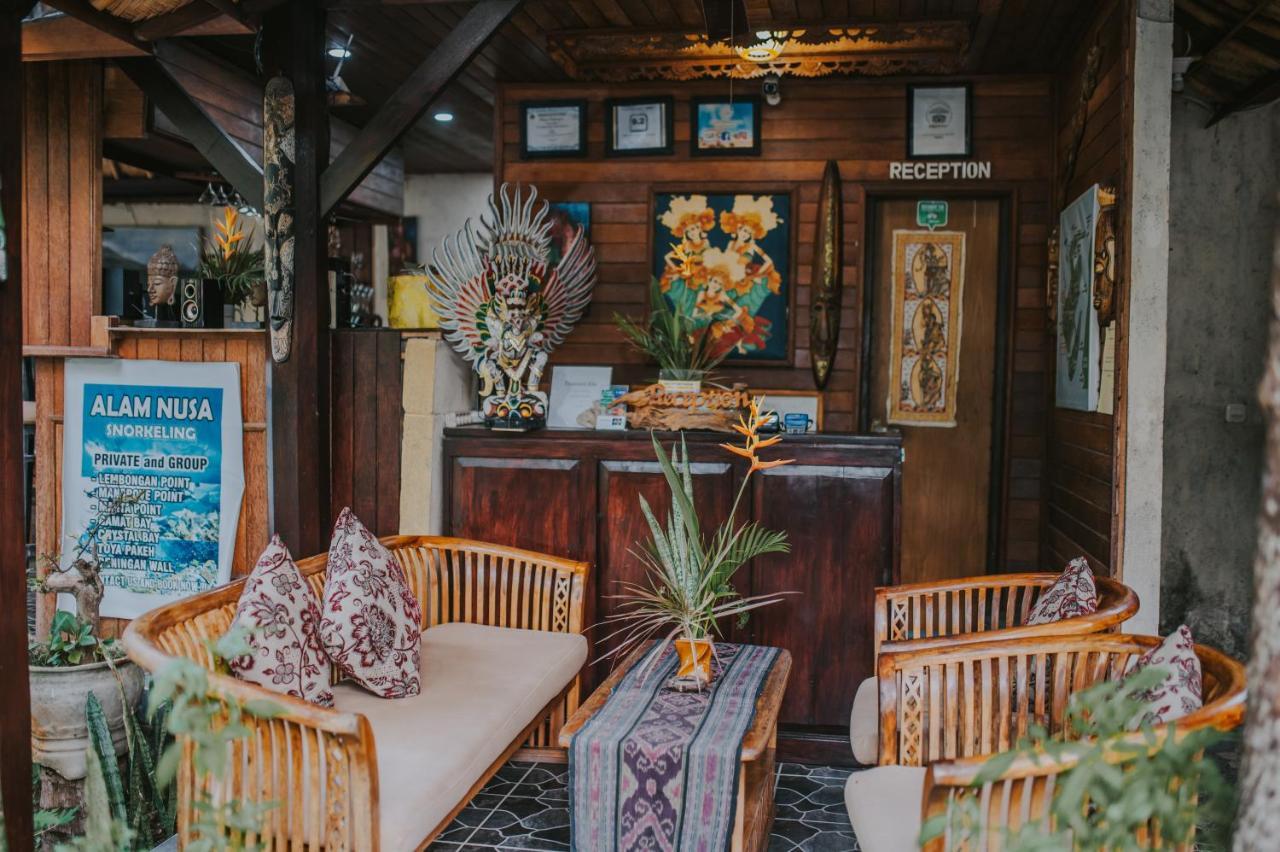 Alam Nusa Bungalow Huts & Spa Nusa Lembongan Kültér fotó