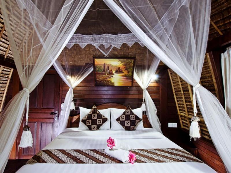 Alam Nusa Bungalow Huts & Spa Nusa Lembongan Kültér fotó